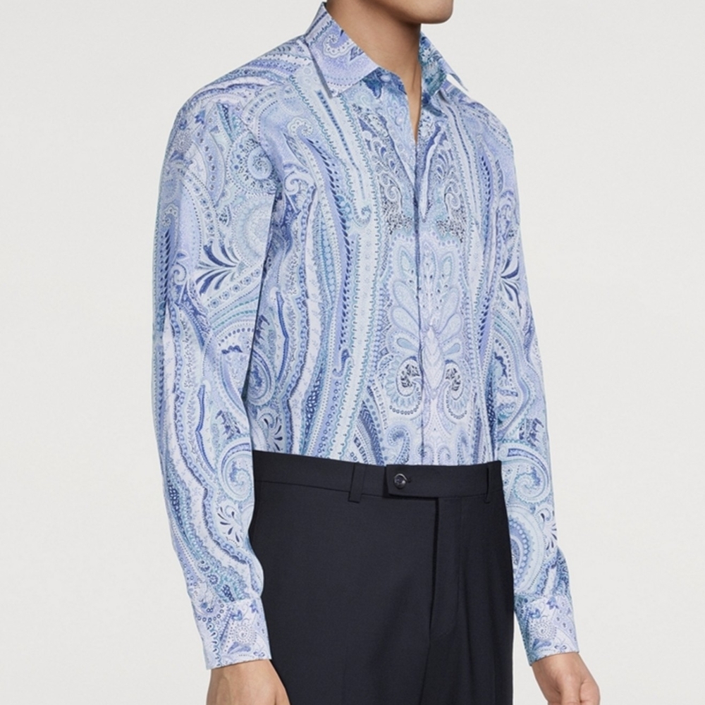ETRO Cotton Shirt In Paisley Print